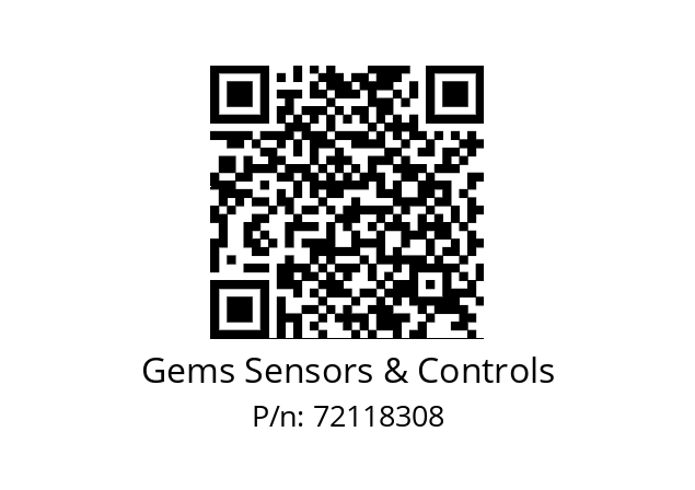   Gems Sensors & Controls 72118308