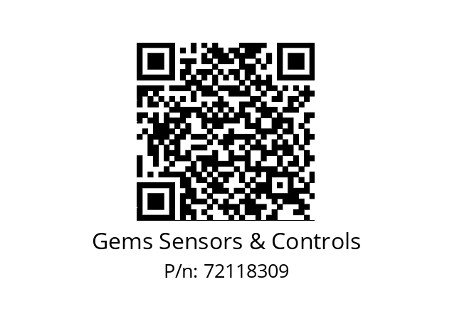   Gems Sensors & Controls 72118309