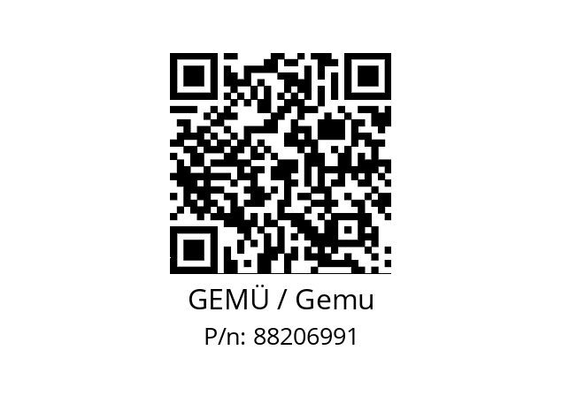   GEMÜ / Gemu 88206991