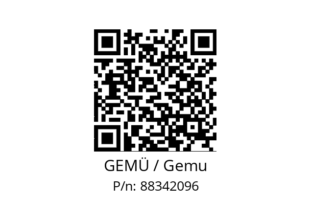   GEMÜ / Gemu 88342096