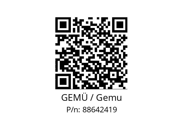   GEMÜ / Gemu 88642419