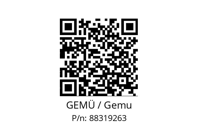   GEMÜ / Gemu 88319263