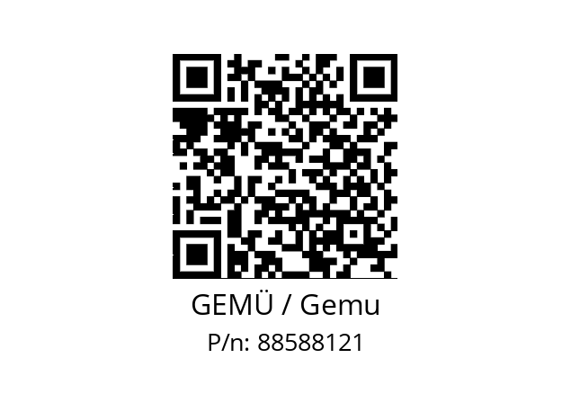   GEMÜ / Gemu 88588121