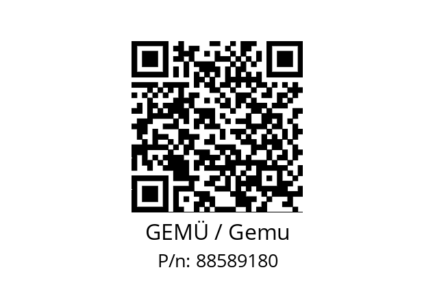   GEMÜ / Gemu 88589180