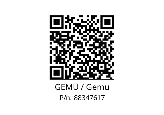   GEMÜ / Gemu 88347617