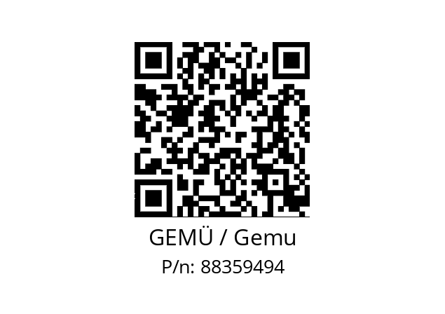   GEMÜ / Gemu 88359494