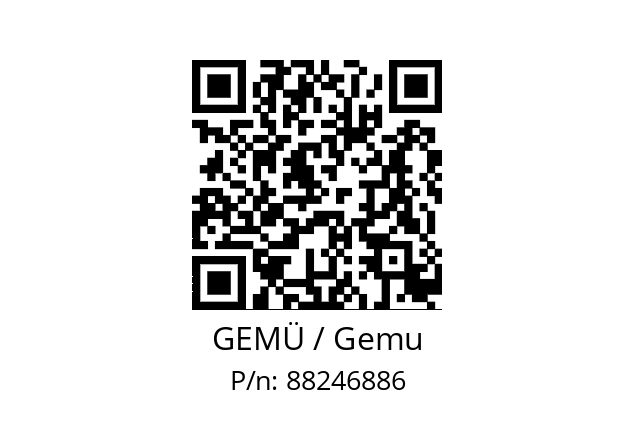   GEMÜ / Gemu 88246886