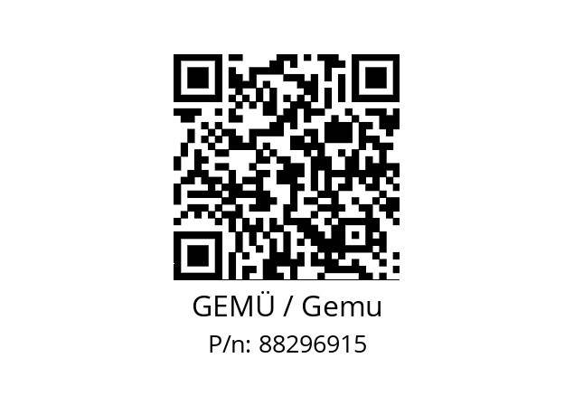   GEMÜ / Gemu 88296915