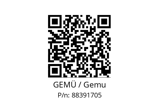   GEMÜ / Gemu 88391705