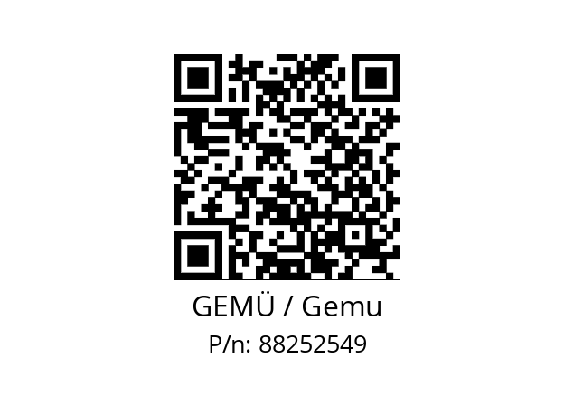   GEMÜ / Gemu 88252549