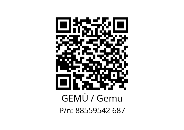   GEMÜ / Gemu 88559542 687