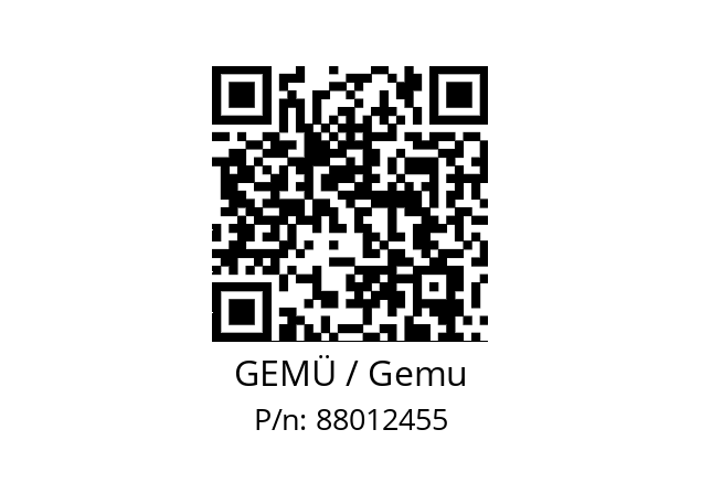   GEMÜ / Gemu 88012455