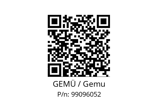   GEMÜ / Gemu 99096052