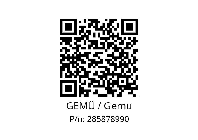   GEMÜ / Gemu 285878990