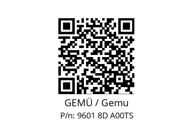   GEMÜ / Gemu 9601 8D A00TS