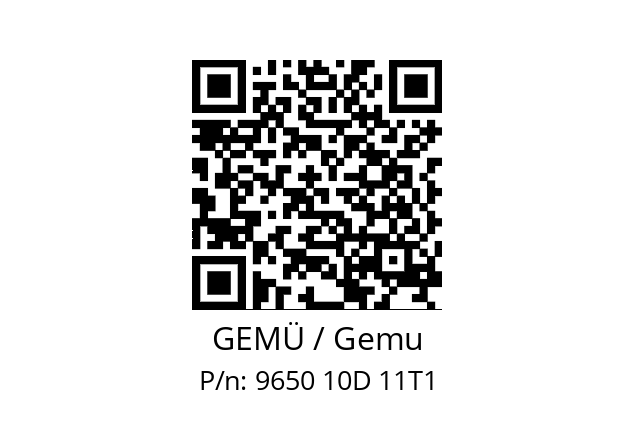   GEMÜ / Gemu 9650 10D 11T1