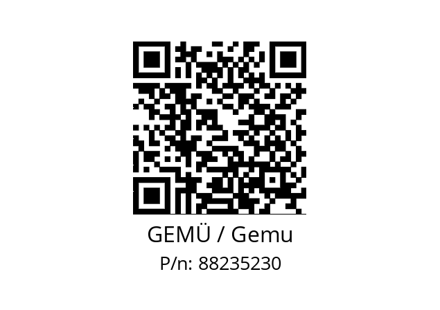   GEMÜ / Gemu 88235230