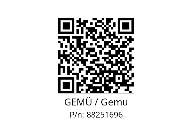   GEMÜ / Gemu 88251696