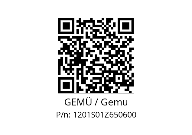   GEMÜ / Gemu 1201S01Z650600