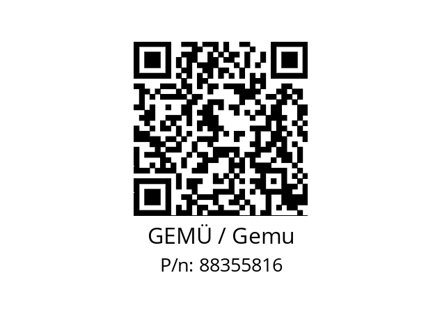   GEMÜ / Gemu 88355816