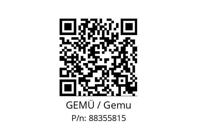   GEMÜ / Gemu 88355815