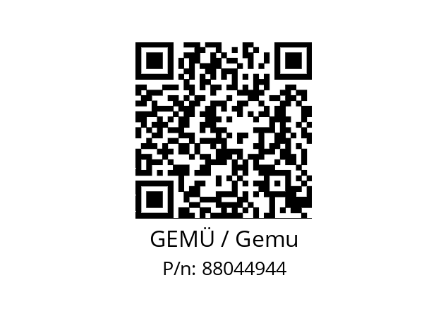   GEMÜ / Gemu 88044944