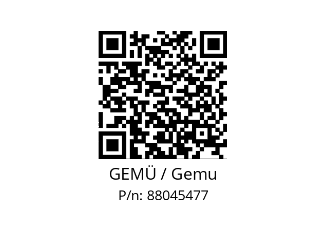   GEMÜ / Gemu 88045477