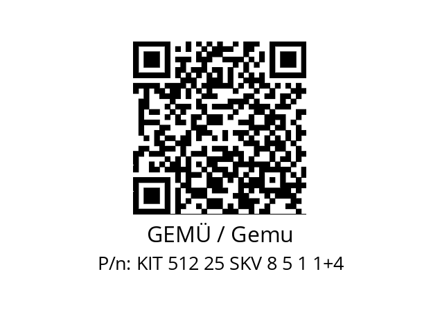   GEMÜ / Gemu KIT 512 25 SKV 8 5 1 1+4