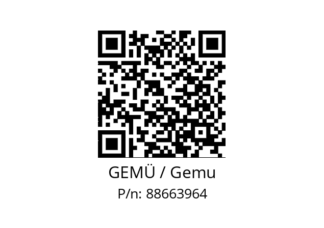   GEMÜ / Gemu 88663964