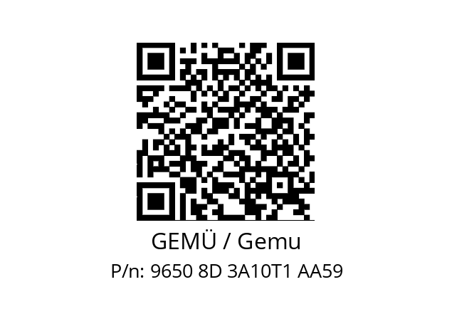   GEMÜ / Gemu 9650 8D 3A10T1 AA59