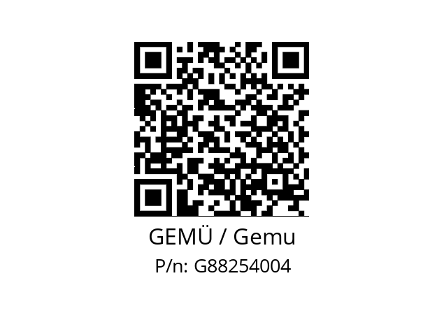   GEMÜ / Gemu G88254004