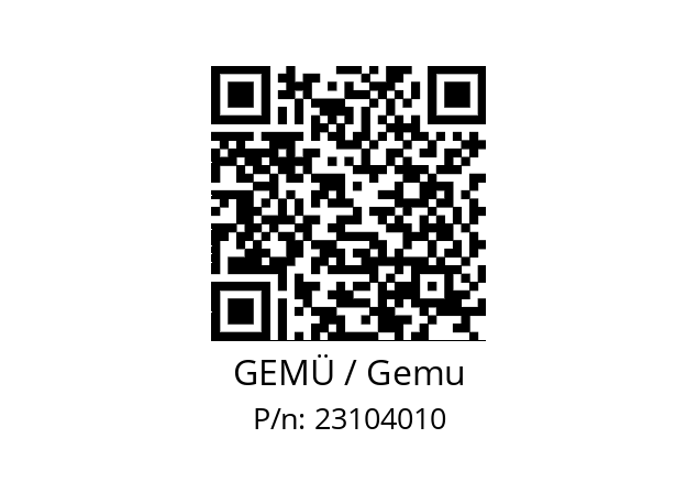   GEMÜ / Gemu 23104010