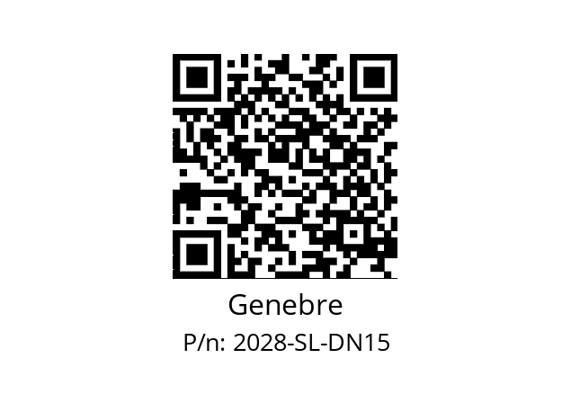   Genebre 2028-SL-DN15