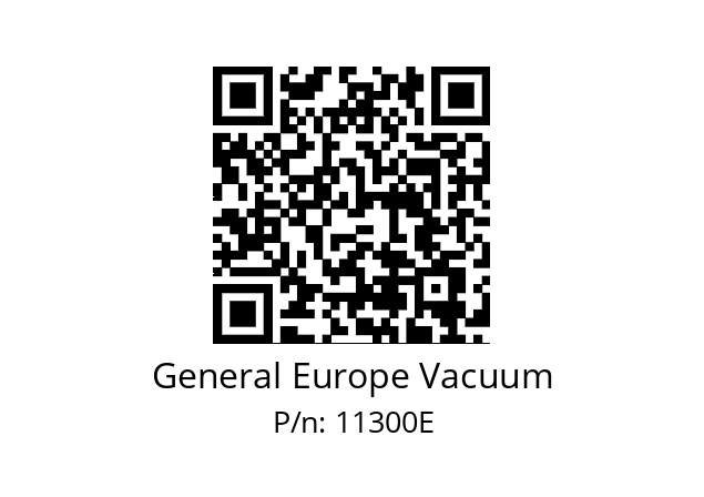   General Europe Vacuum 11300E