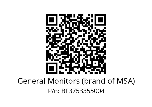   General Monitors (brand of MSA) BF3753355004