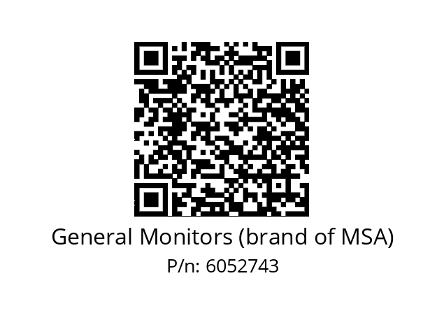   General Monitors (brand of MSA) 6052743