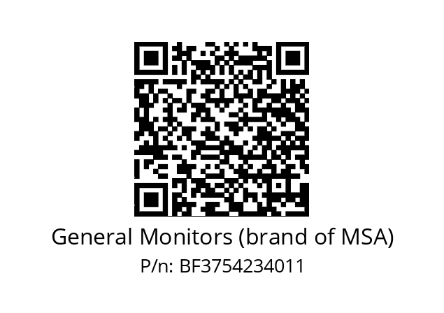   General Monitors (brand of MSA) BF3754234011