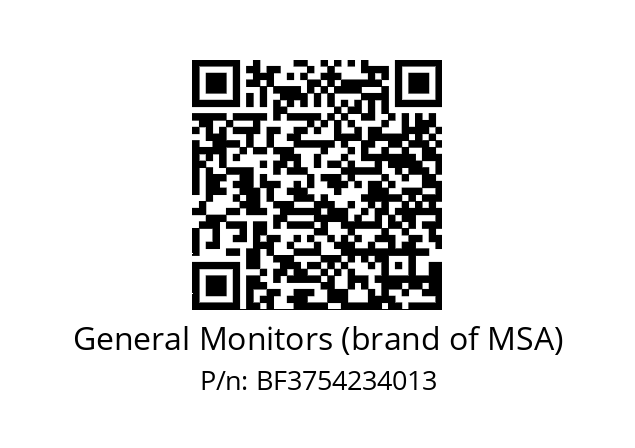   General Monitors (brand of MSA) BF3754234013