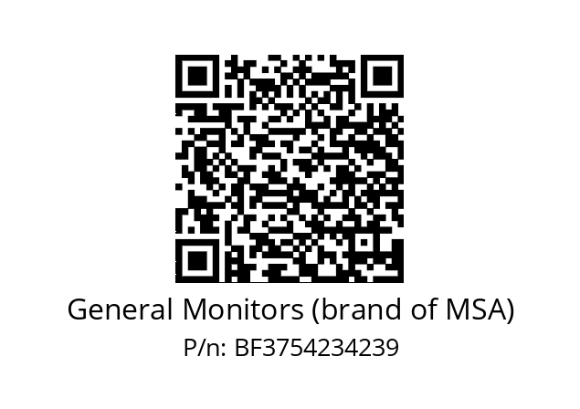   General Monitors (brand of MSA) BF3754234239