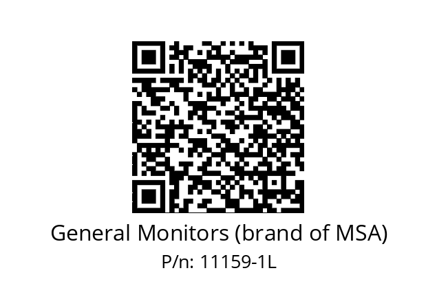   General Monitors (brand of MSA) 11159-1L