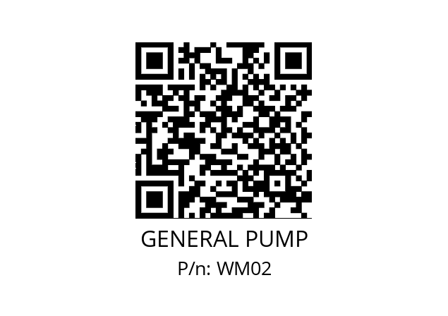   GENERAL PUMP WM02