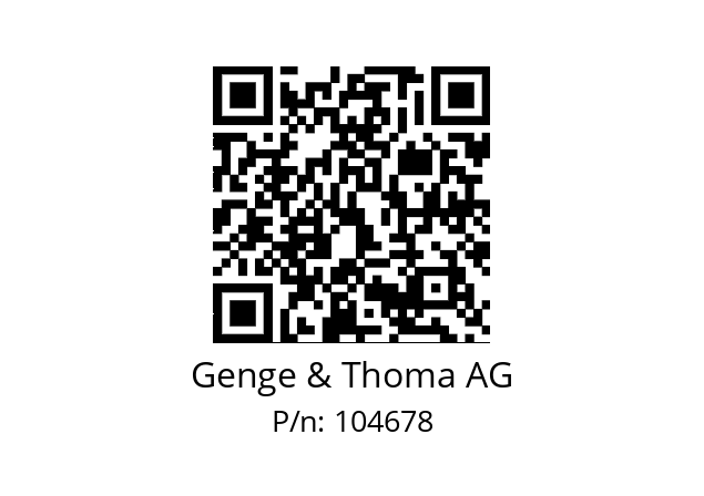   Genge & Thoma AG 104678