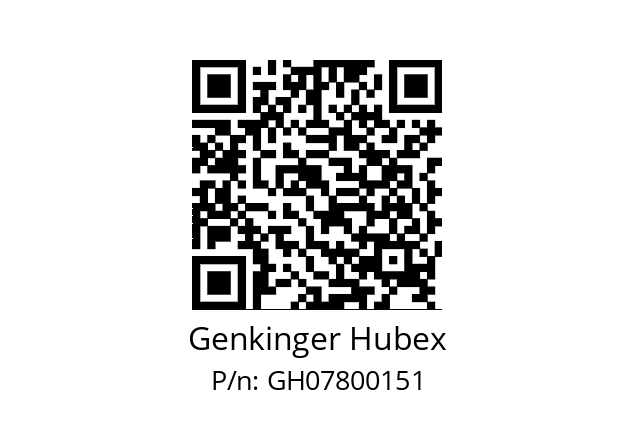   Genkinger Hubex GH07800151