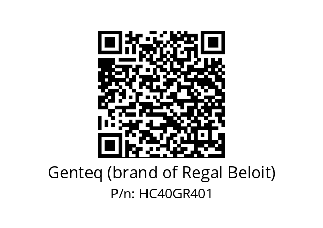   Genteq (brand of Regal Beloit) HC40GR401