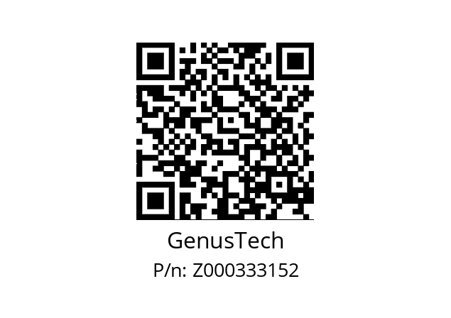   GenusTech Z000333152