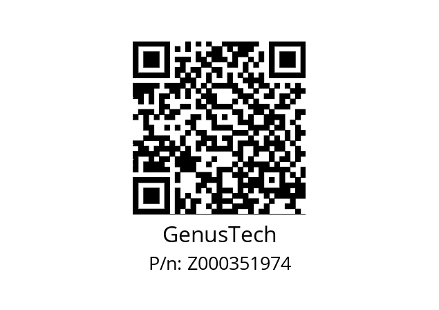   GenusTech Z000351974