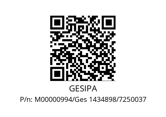   GESIPA M00000994/Ges 1434898/7250037