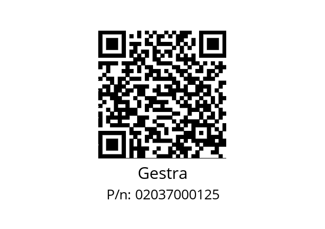   Gestra 02037000125