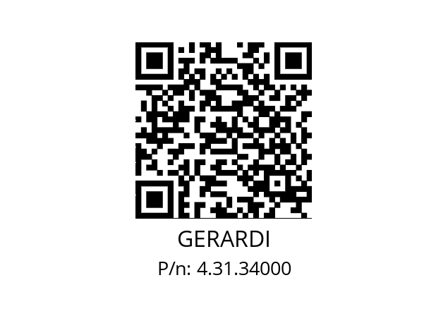   GERARDI 4.31.34000