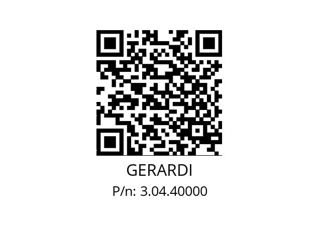   GERARDI 3.04.40000